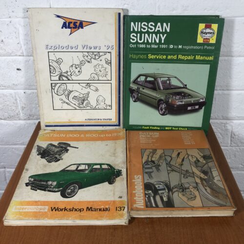 Vintage Nissan & Datsun Car Manuals