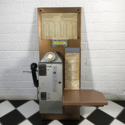 Vintage South African Public Payphone ("Tiekieboks")
