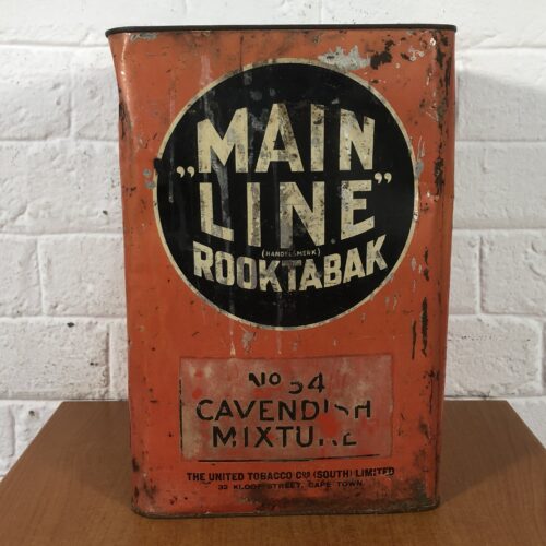 Large Vintage Main Line Tobacco Tin