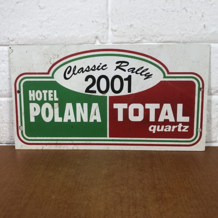 Vintage 2001 Classic Rally Sign