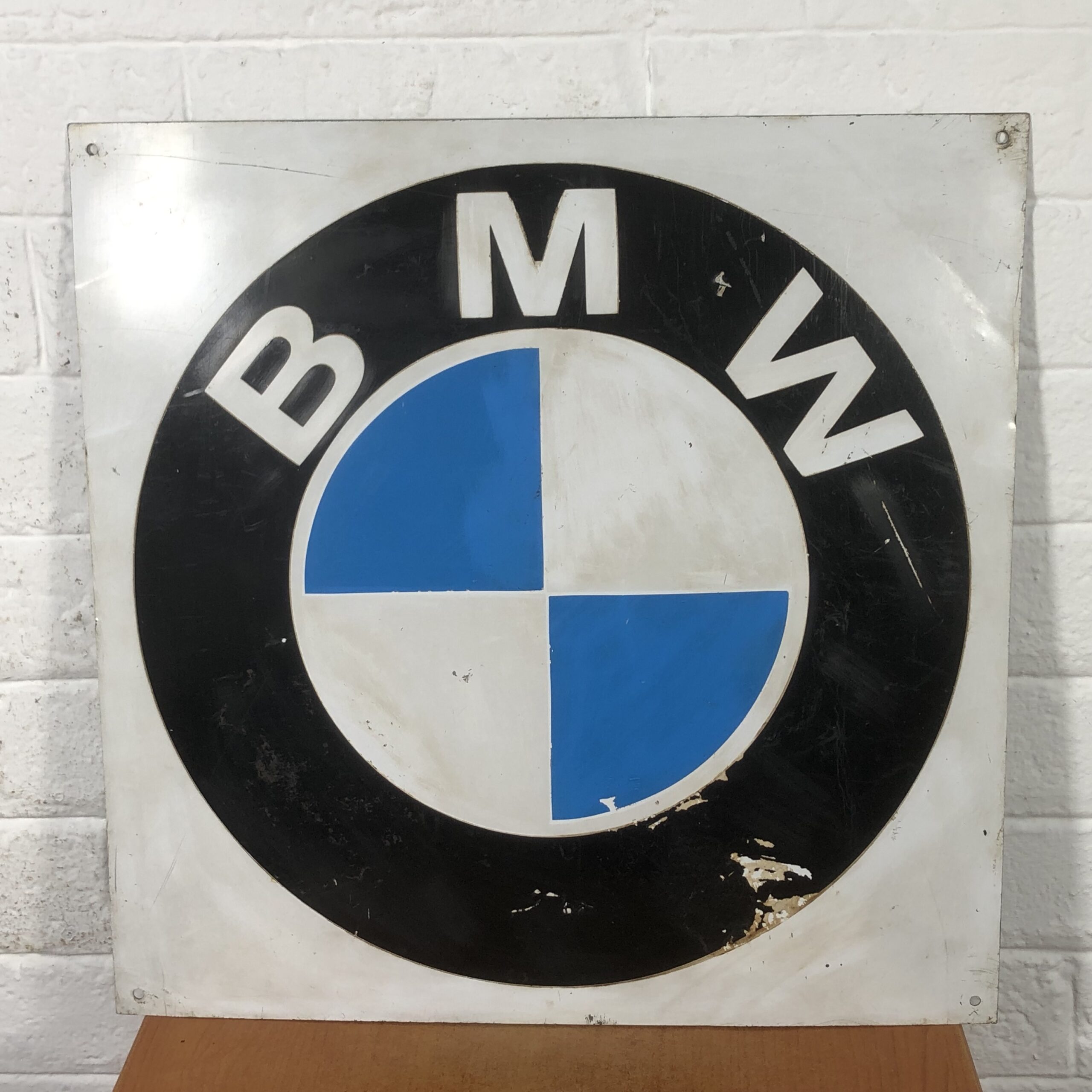 Vintage Metal BMW Sign