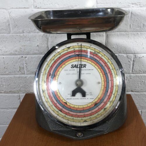 Vintage Salter South African Coin Scale