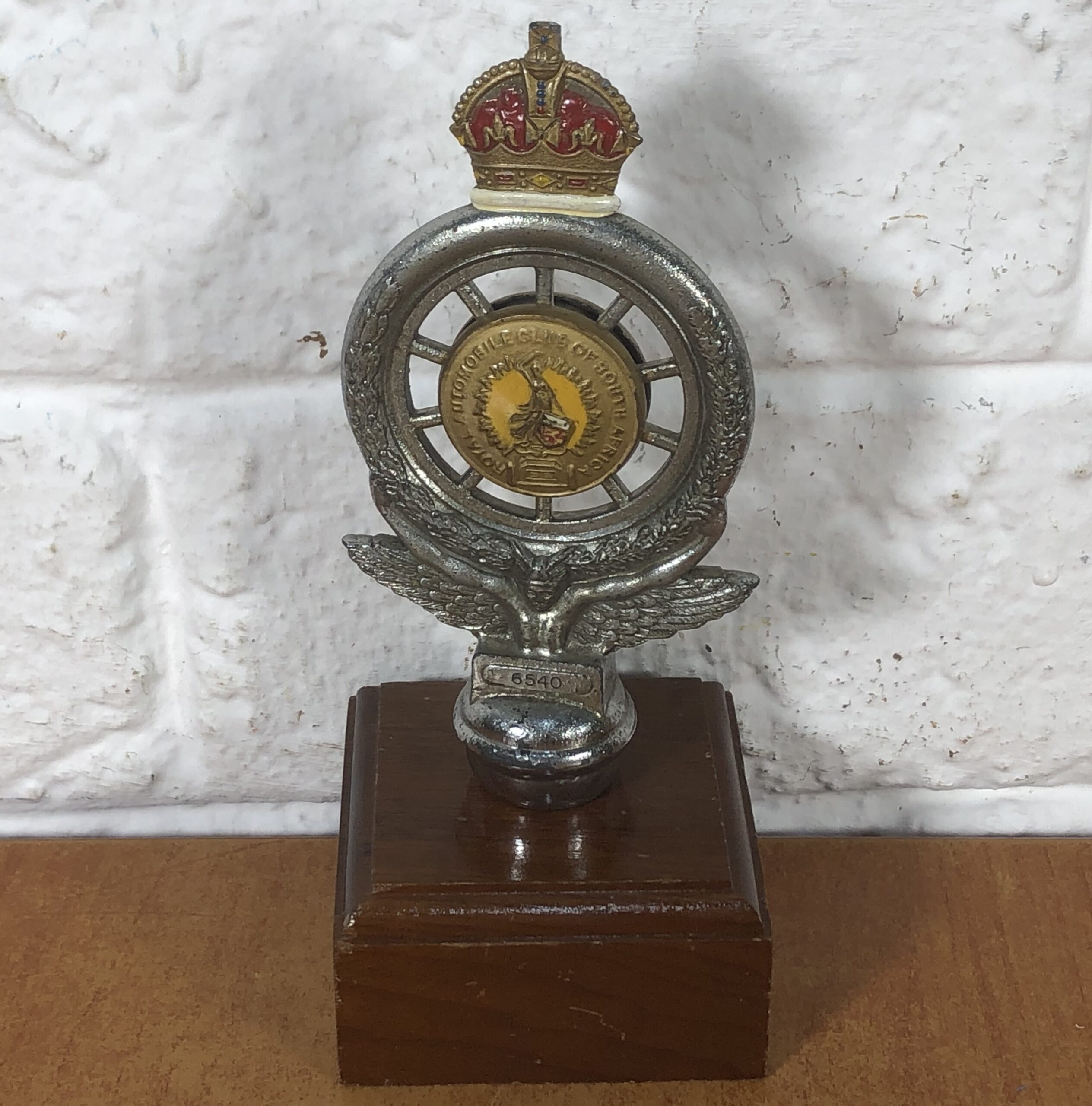 Vintage Royal Automobile Club of South Africa Car Badge - Image 6