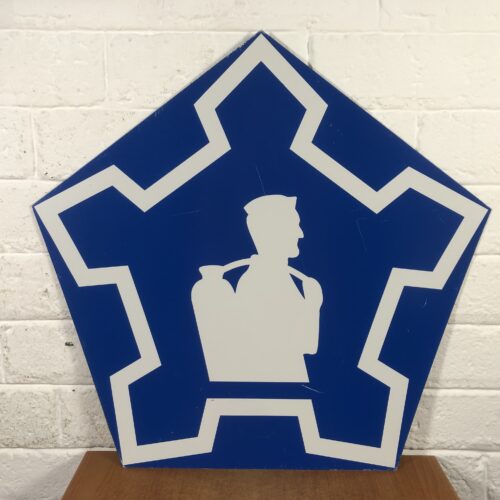 Metal 'Ride Safe' Sign