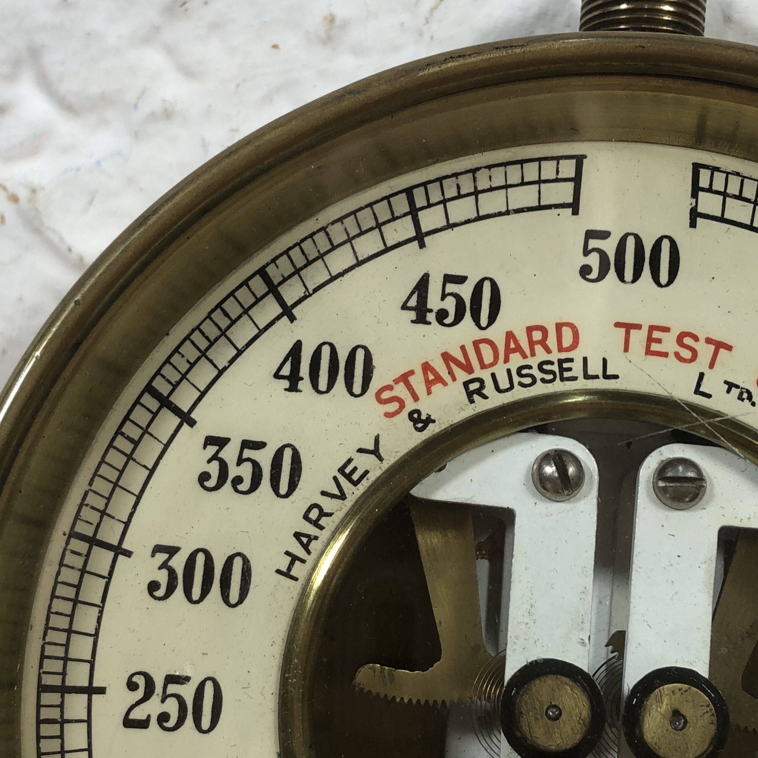 Vintage Brass Dewrance London Pressure Gauge (Made in England) - Image 3