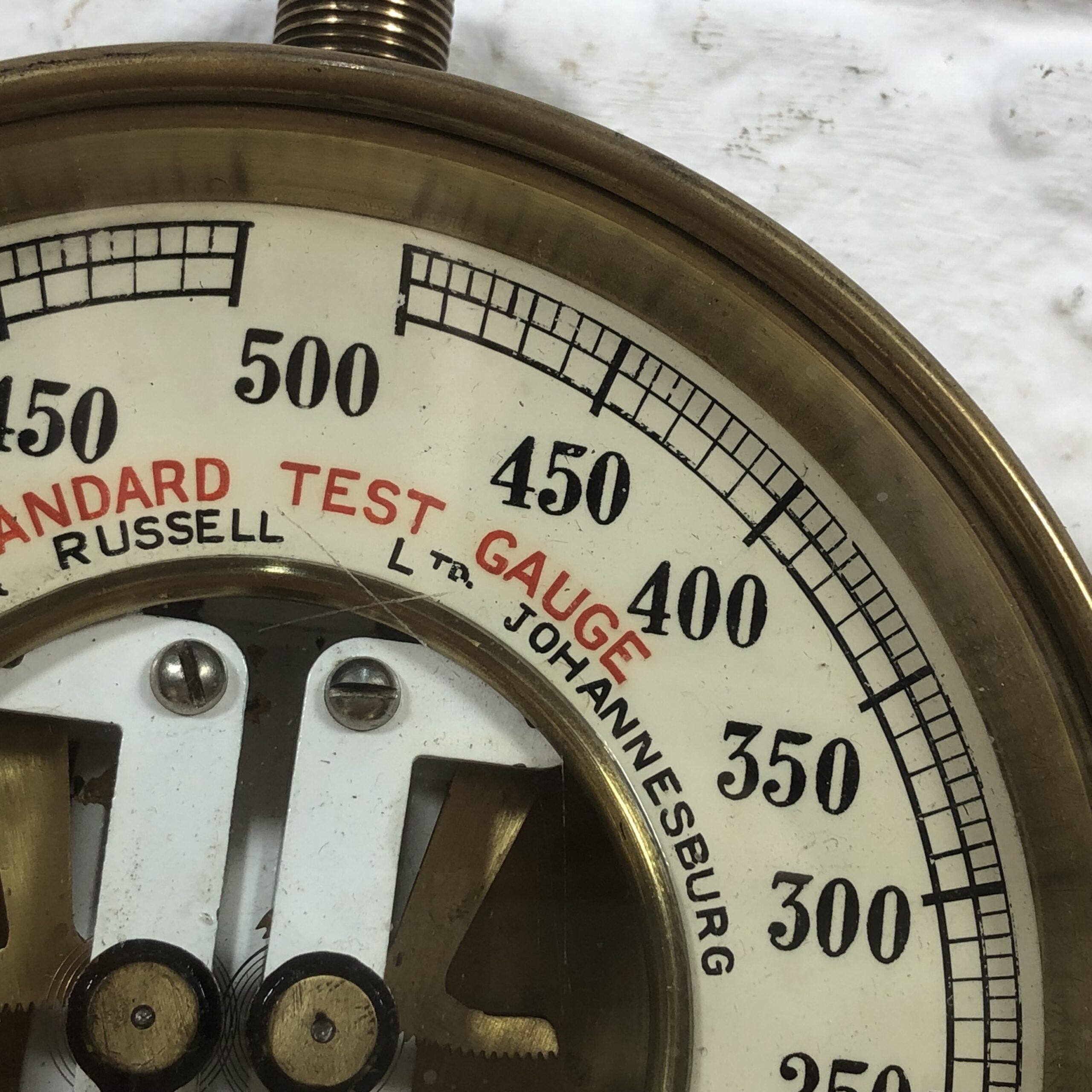 Vintage Brass Dewrance London Pressure Gauge (Made in England) - Image 4