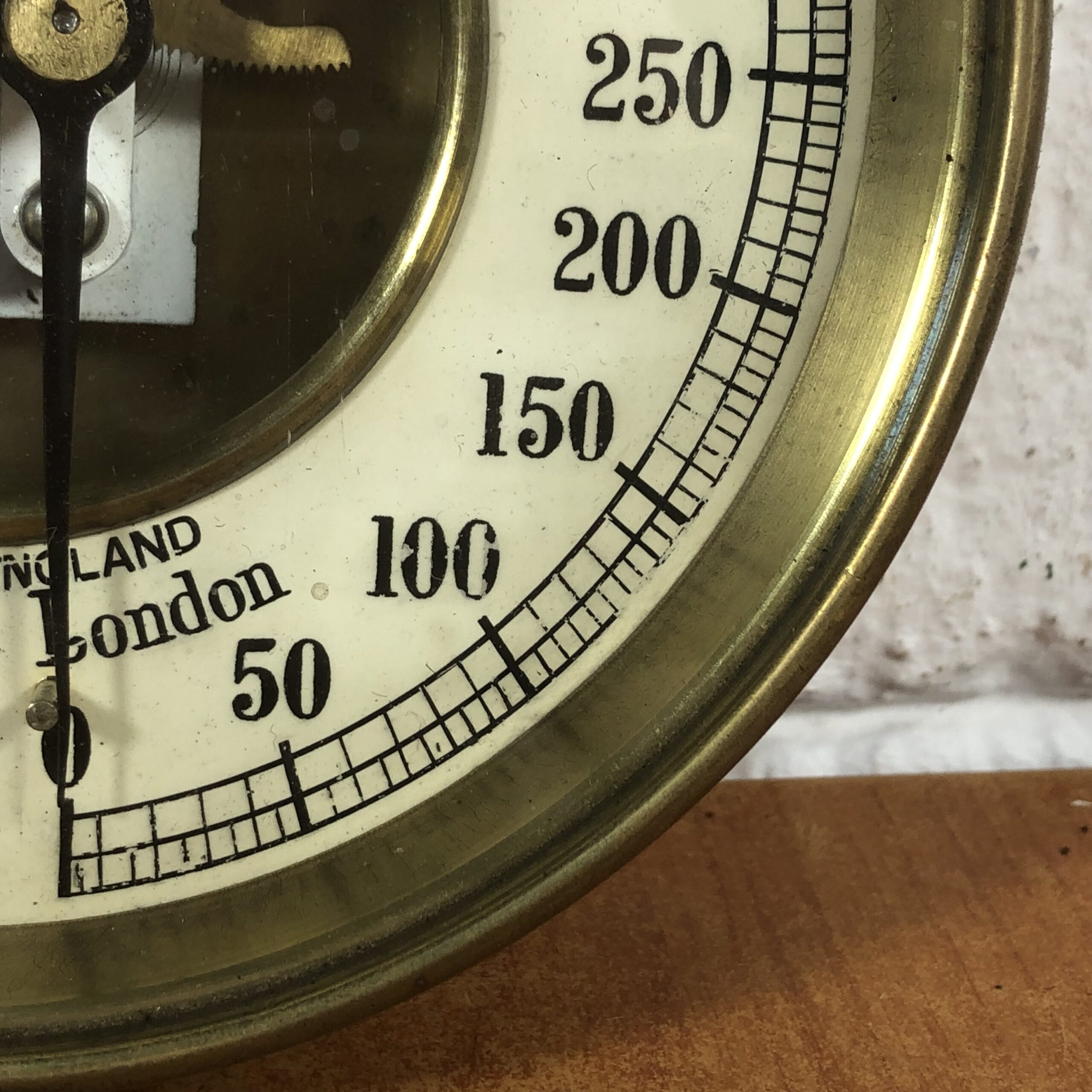 Vintage Brass Dewrance London Pressure Gauge (Made in England) - Image 7