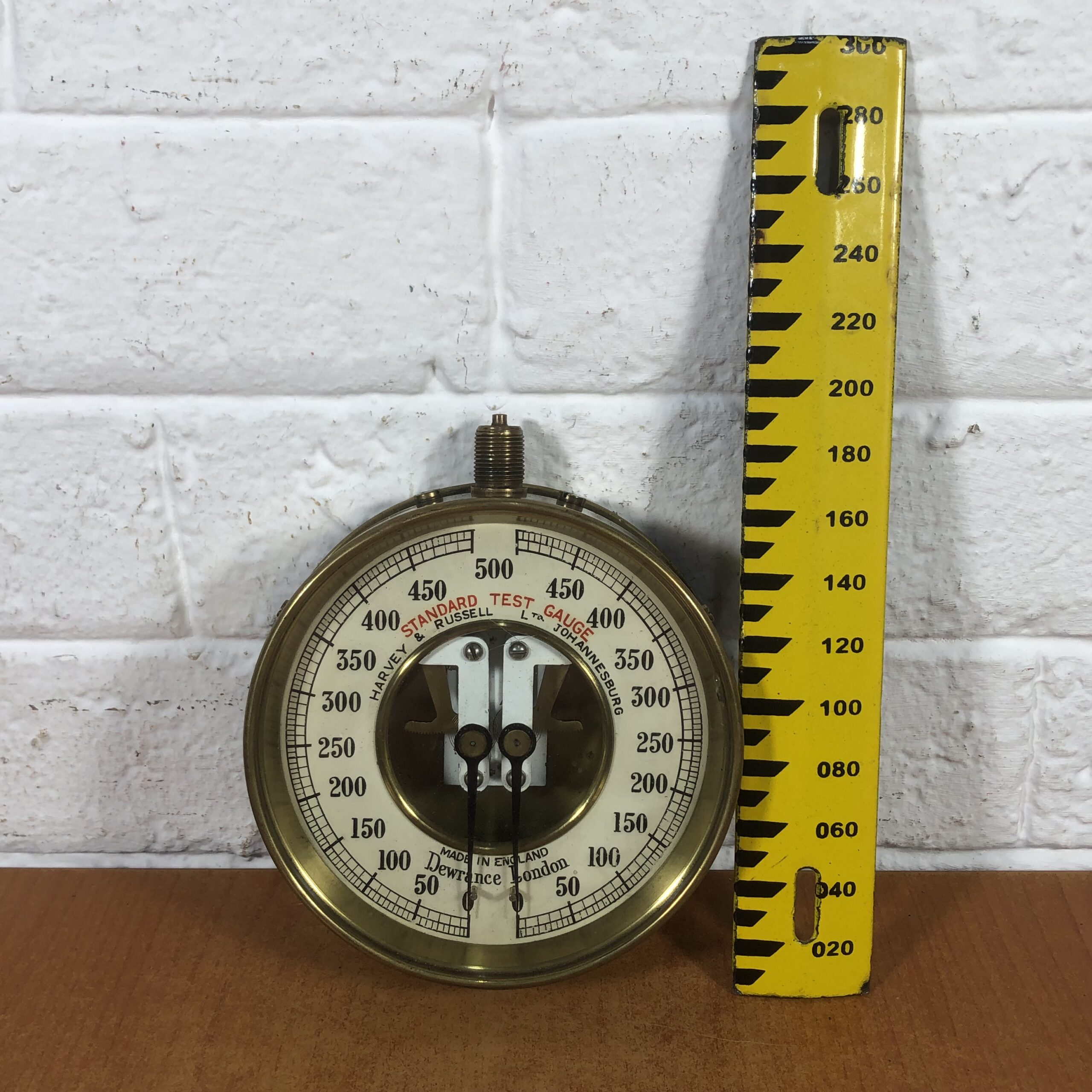 Vintage Brass Dewrance London Pressure Gauge (Made in England) - Image 10