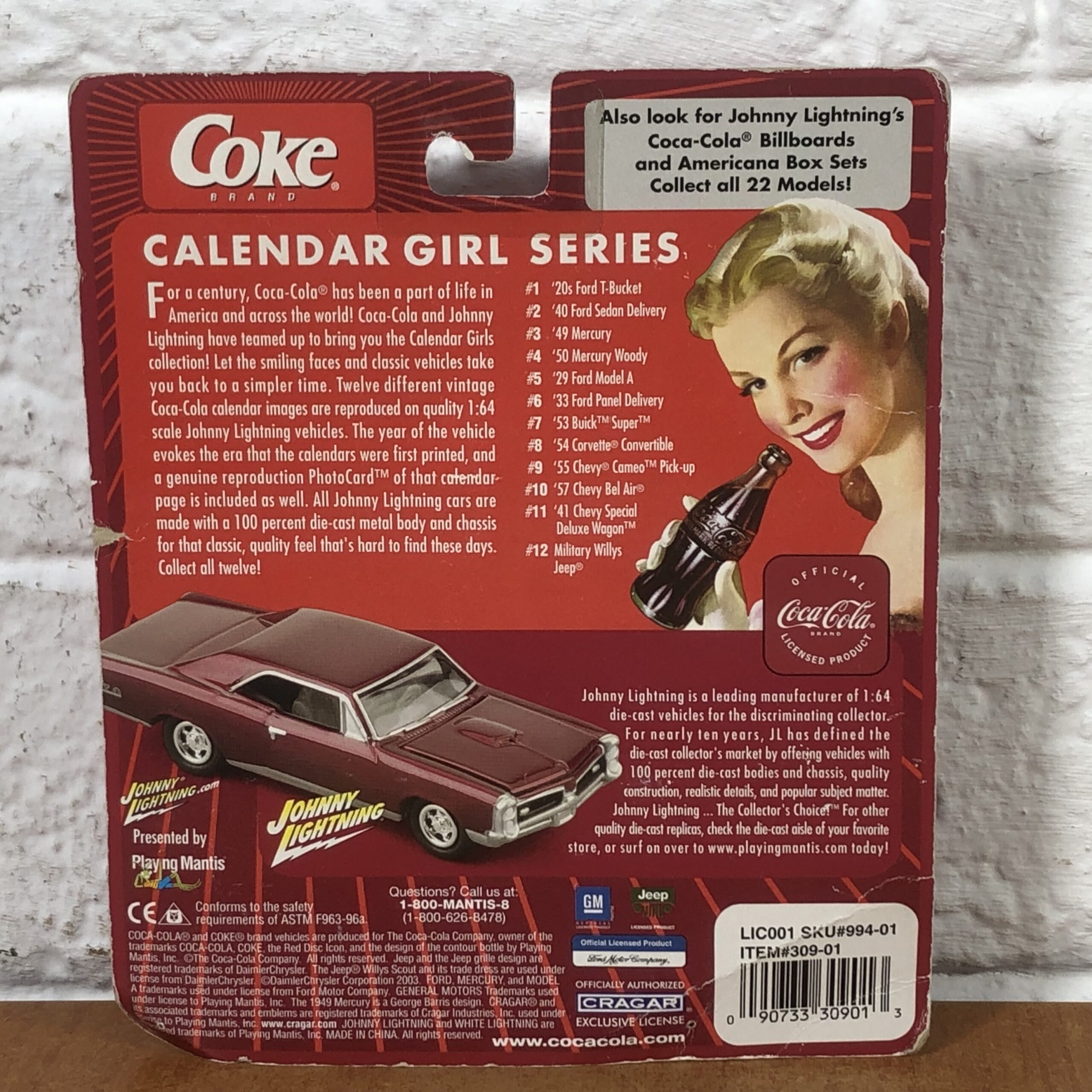 Coca Cola 1940 Ford Sedan Delivery Model (Calendar Girl Series) - Image 6