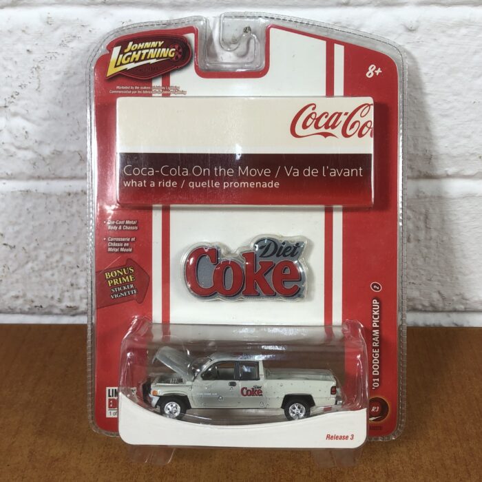 Coca Cola Johnny Lightning 2001 Dodge Ram Pickup Model