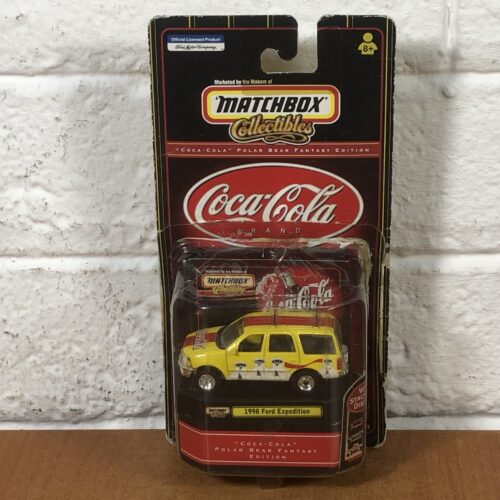 Coca Cola Matchbox 1998 Ford Expedition Model (Polar Bear Fantasy Edition)
