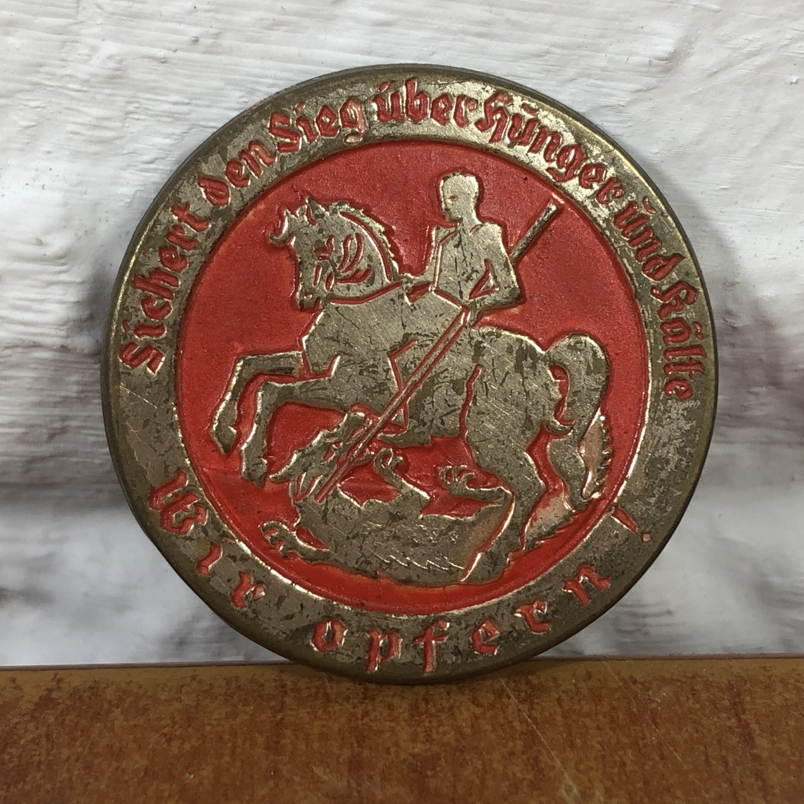 Vintage WW2 Era 1930s German Winterhilfswerk Donation Badge