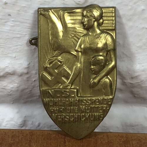 Vintage WW2 Era 1930s German Wohlfahrtsspende Donation Badge