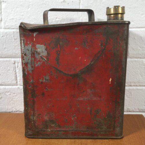 Vintage Shell Oil Container (with Brass Cap)