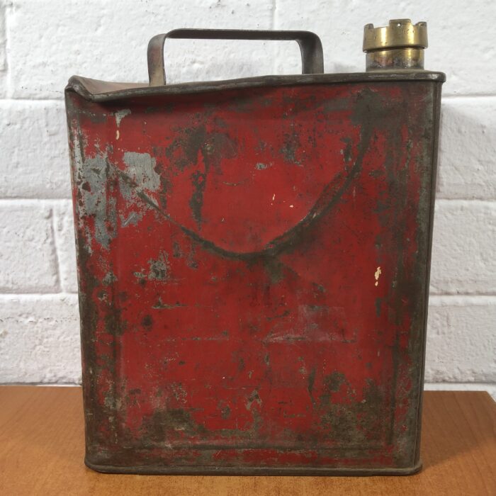Vintage Shell Oil Container (with Brass Cap)