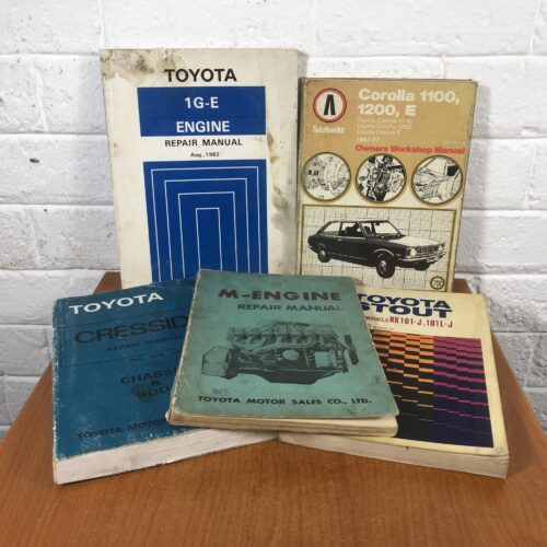 Vintage Toyota Car Manuals