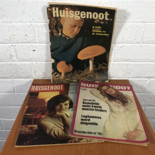 Vintage 1960s/70s Huisgenoot Magazines