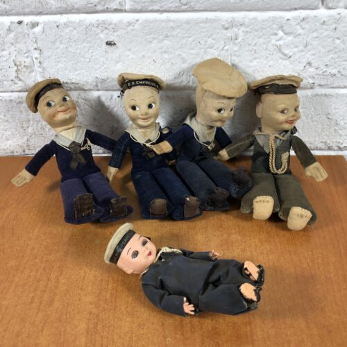 Vintage 1950s Norah Wellings "Jollyboy" Sailor Dolls (Sold As Souvenirs On Board)