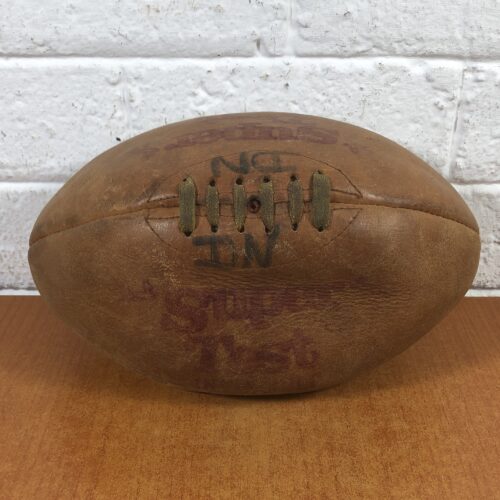 Vintage Leather Rugby Ball