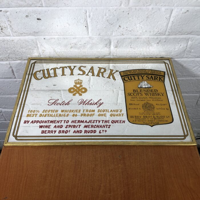 Cuttysark Scotch Whisky Pub Mirror