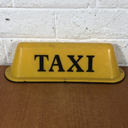 Vintage Taxi Roof Sign