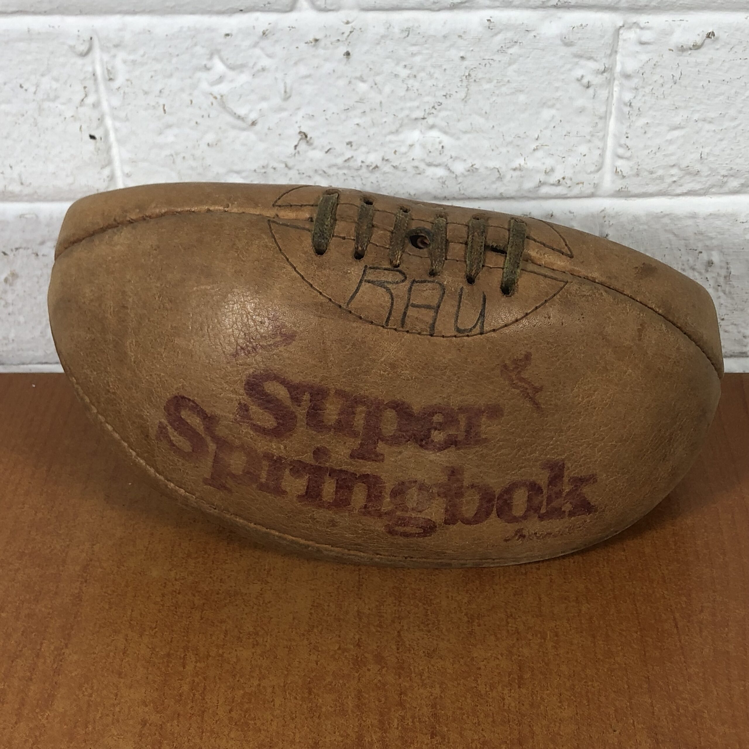 Vintage Leather Rugby Ball