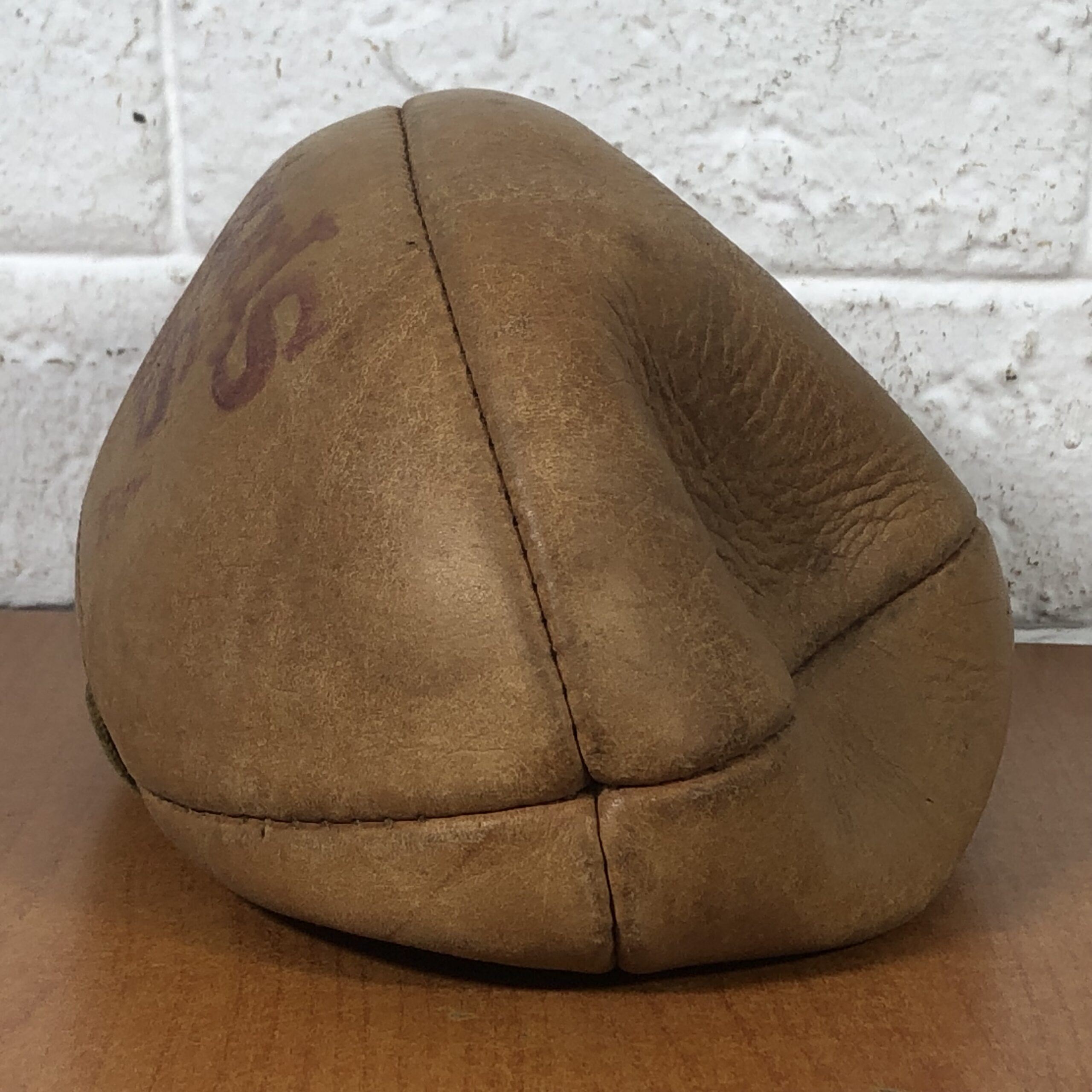 Vintage Leather Rugby Ball - Image 6