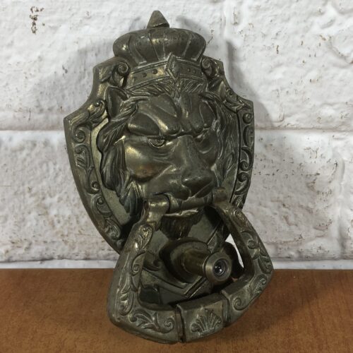 Vintage Lion Head Door Knocker
