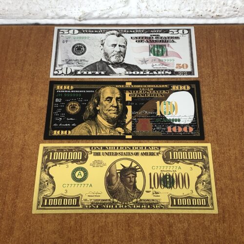 Commemorative USA Bank Note Replicas