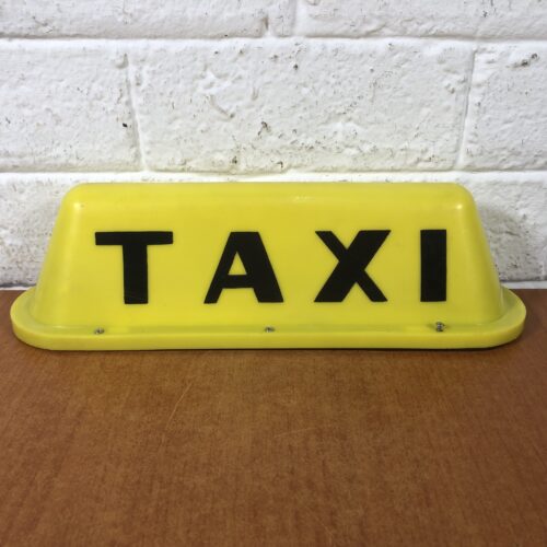 Vintage Taxi Roof Sign