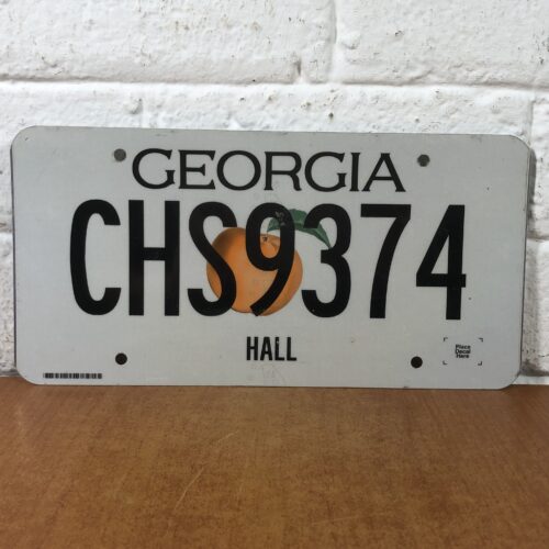 Georgia USA Number Plate