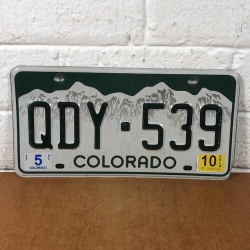 Vintage Colorado USA Number Plate