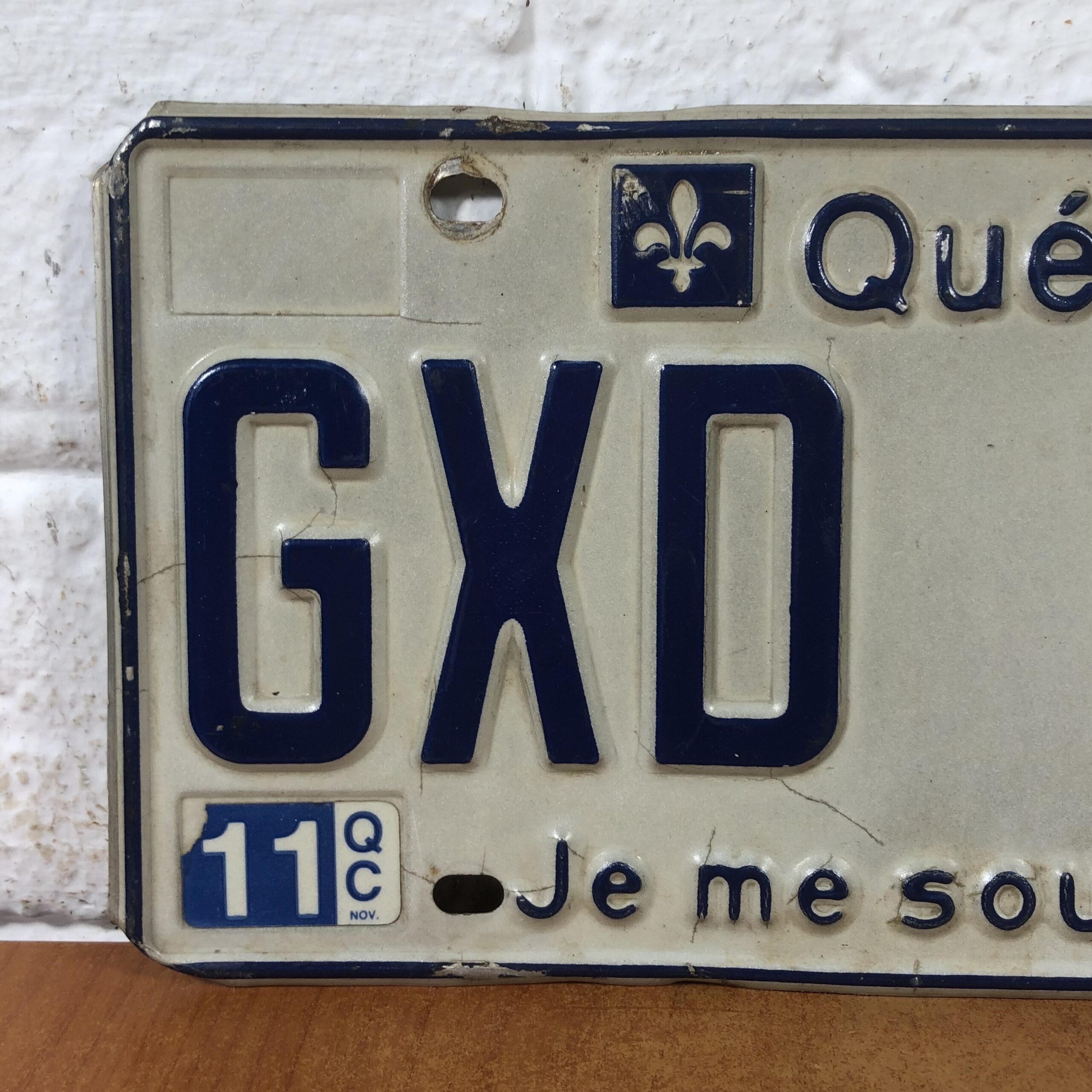 Vintage Quebec Canadian Number Plate - Image 2