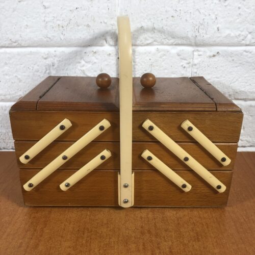 Vintage Wooden Sewing Chest