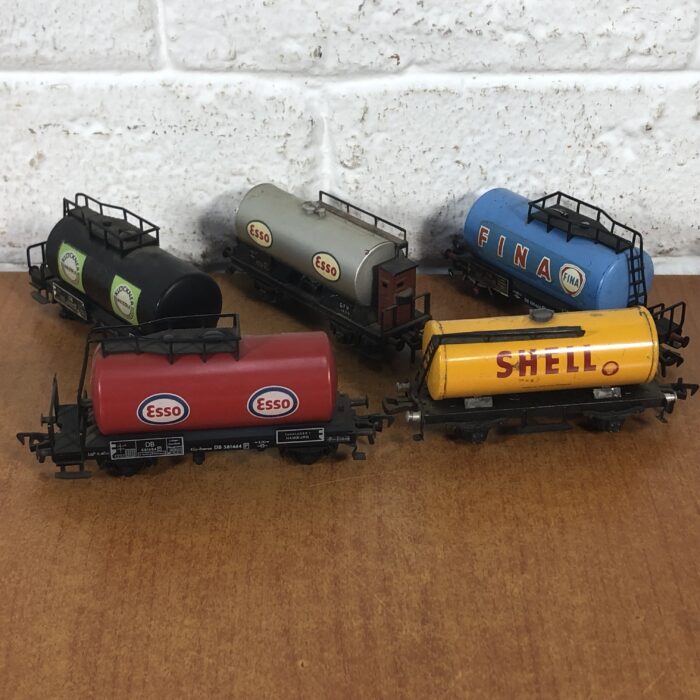 Vintage HO Scale Tank Wagons (Klockner, Esso, Fina & Shell)