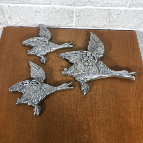 RARE Set of Vintage Flying Duck Wall Plaques