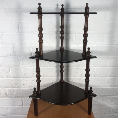 Vintage Wooden Corner Shelf