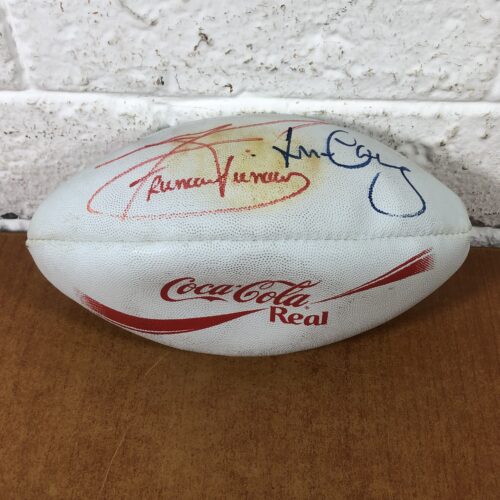Signed Coca Cola Rugby Ball
