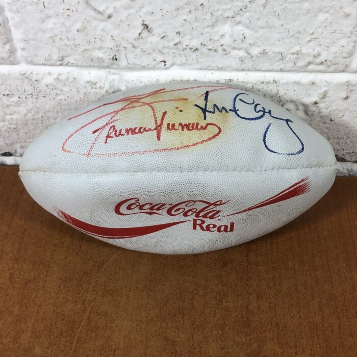 Signed Coca Cola Rugby Ball