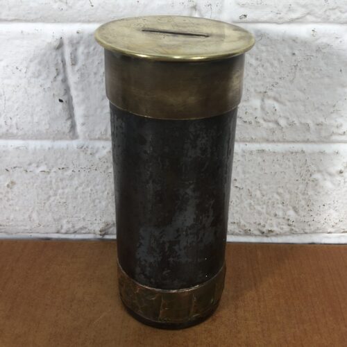 Antique 1900s Gunpowder Carrier (Converted into Money Bank)