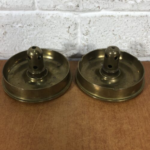 Vintage Trench Art Ashtrays (Made from WW2 Brass Shell Cases)