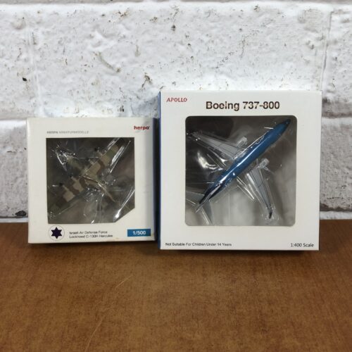 Israeli Air Defense Force Lockheed C-130H Hercules (1:500) & Boeing 737-800 (1:400) Models