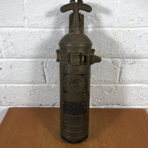 Vintage Pyrene Brass Fire Extinguisher