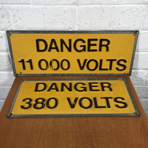 Vintage Danger Signs