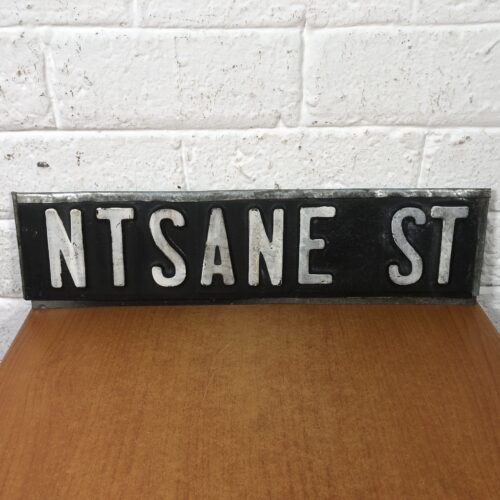 Vintage 'Ntsane St' Sign