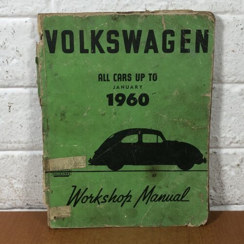 Vintage Volkswagen Workshop Manual (All Cars Up To 1960)