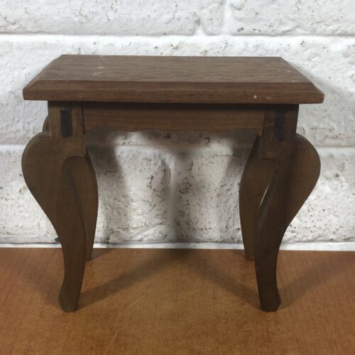 Miniature Vintage Wooden Dresser Stool Salesman Sample