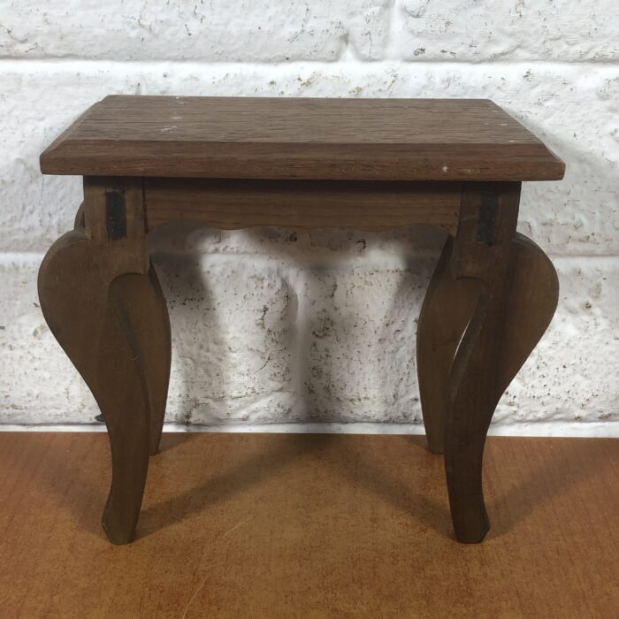 Miniature Vintage Wooden Dresser Stool Salesman Sample