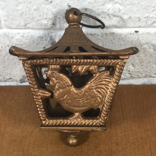 Vintage Cast Iron Pagoda Lantern