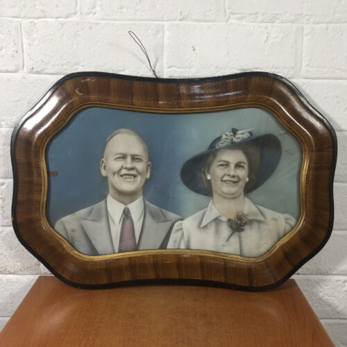 Vintage Framed Portrait (Convex/Bubble Glass)